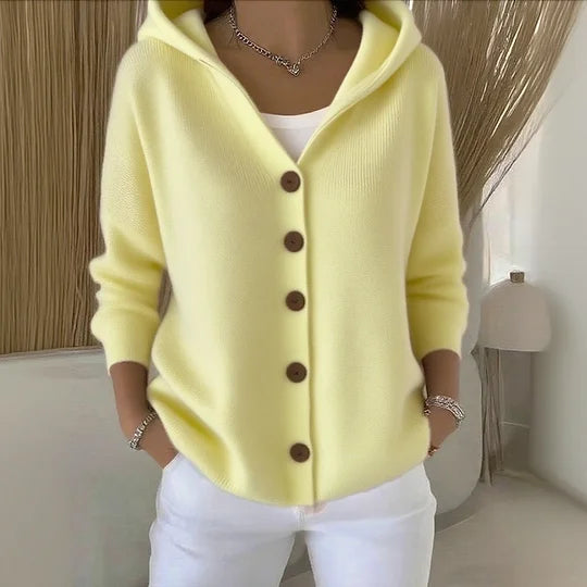 Zulo Cotton Hoodie Cardigan