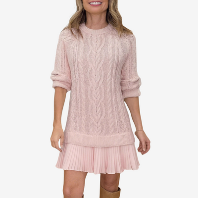 Isolde – Knitted Dress in Fine Knit