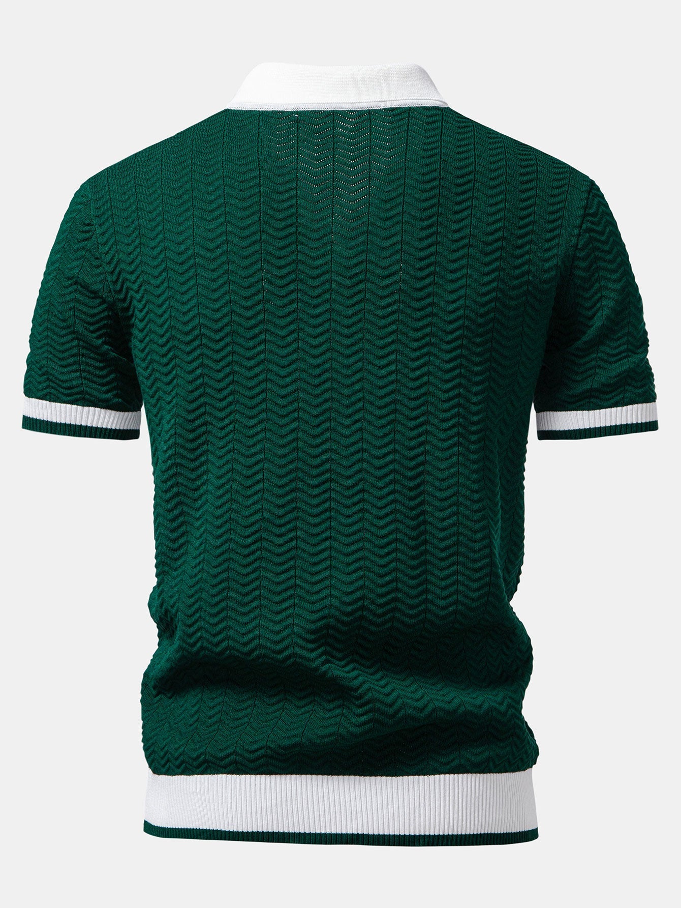 Santorini V-Neck Polo & Ribbed Trousers Set