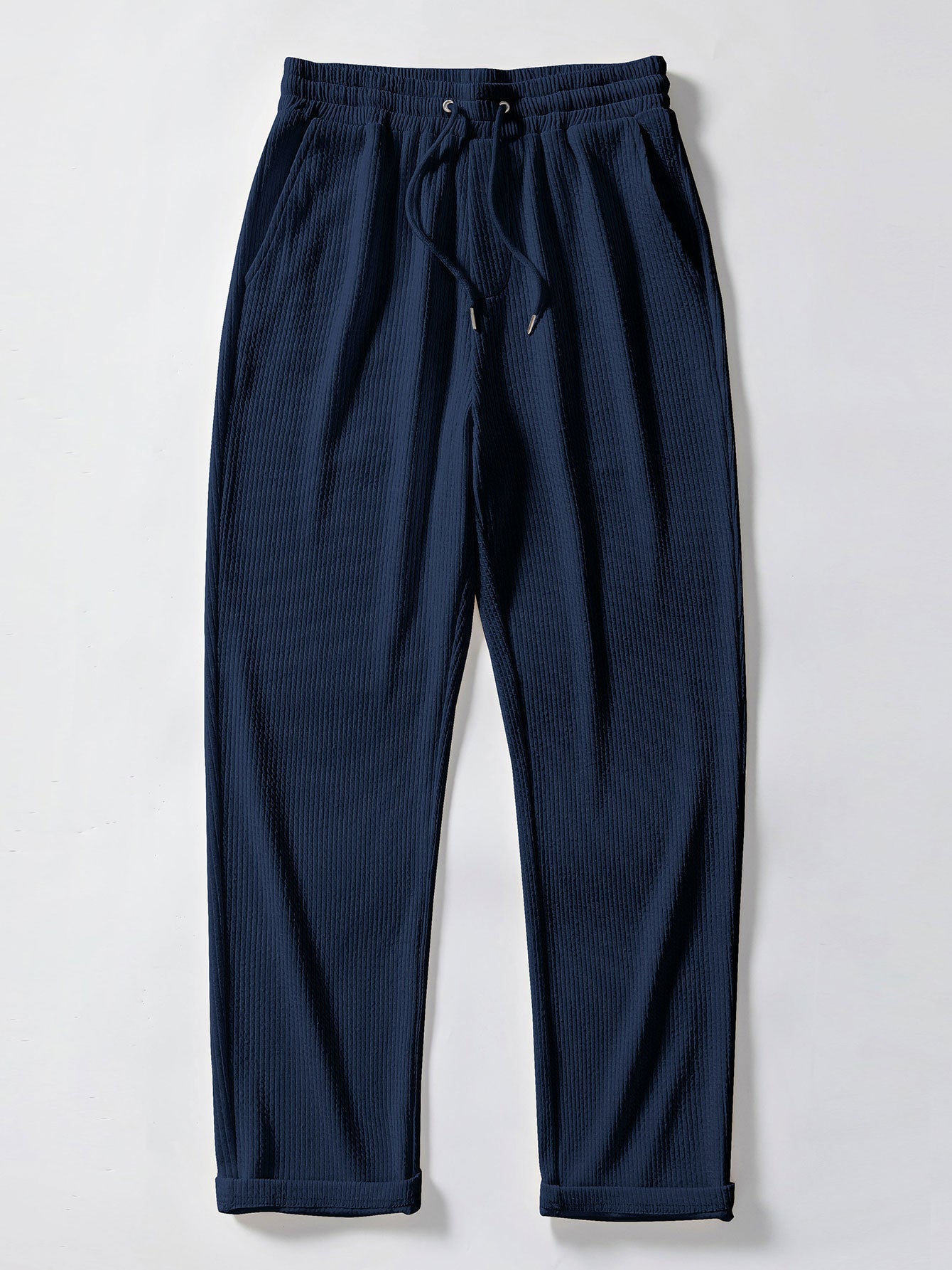 Santorini V-Neck Polo & Ribbed Trousers Set
