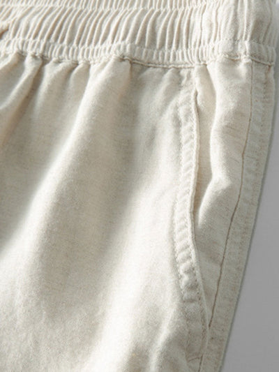 Havana Crochet Polo & Linen Trousers Set