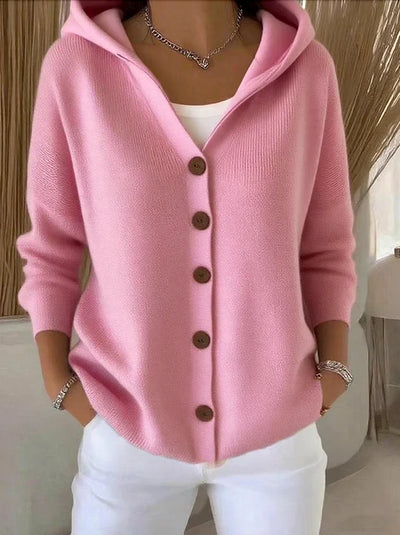 Zulo Cotton Hoodie Cardigan