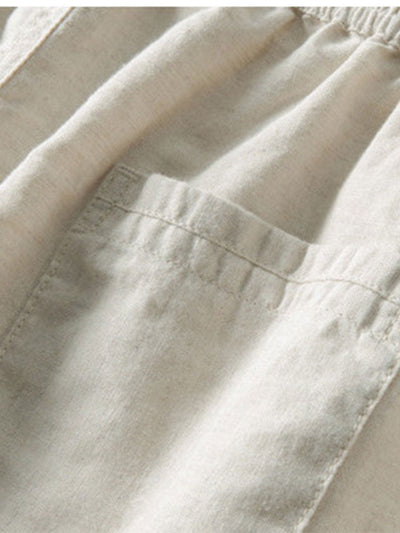 Havana Crochet Polo & Linen Trousers Set