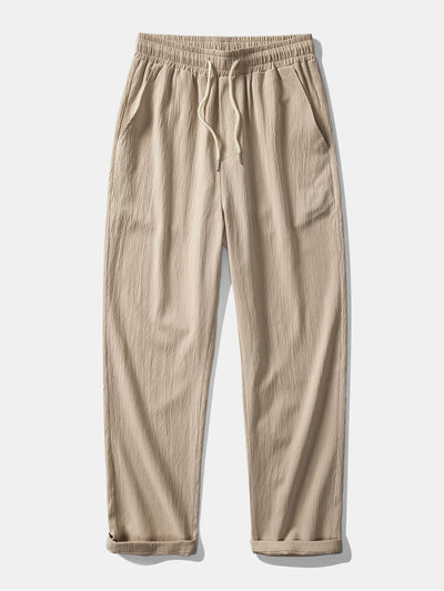Jacquard Cuban Shirt & Textured Trousers Set