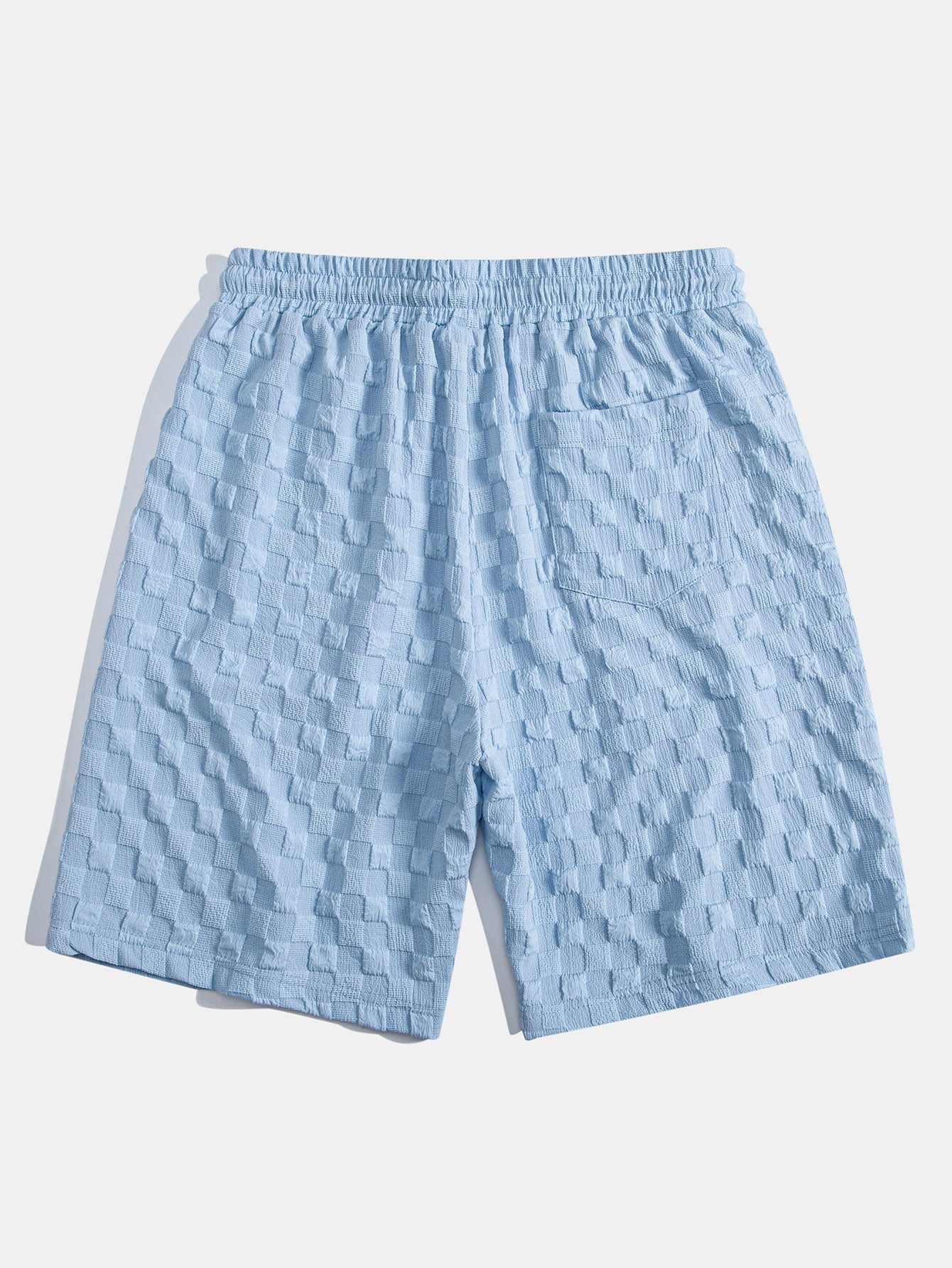 Jacquard Check Shirt & Shorts Set