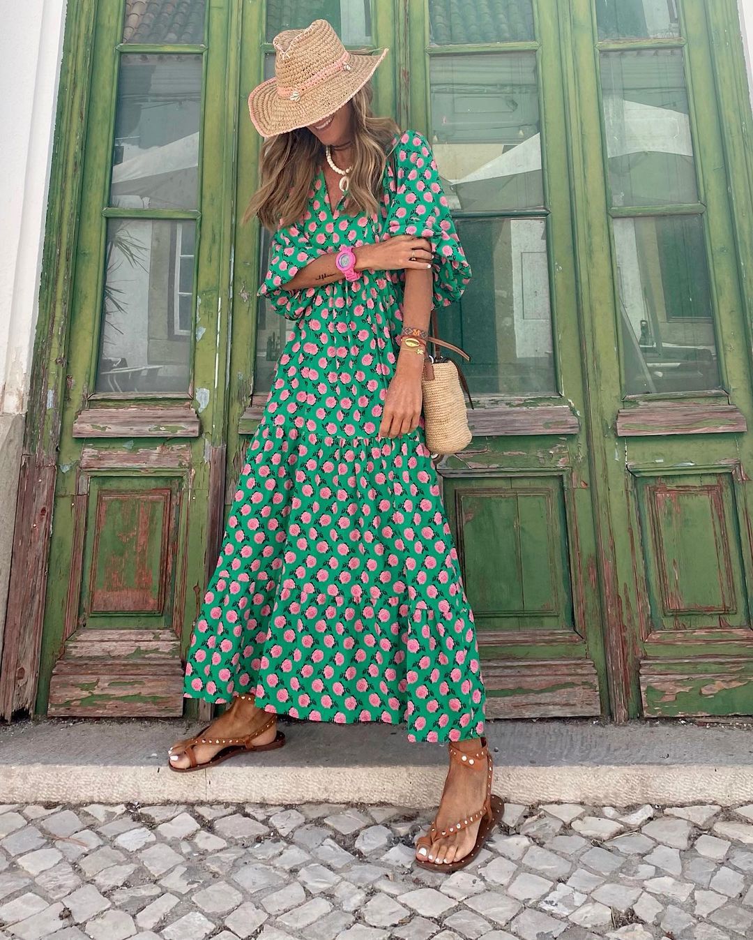 Elara – Boho Maxi Dress