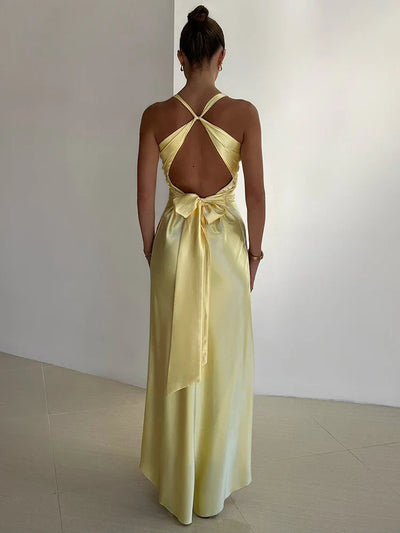 Aurielle – Satin Maxi Dress