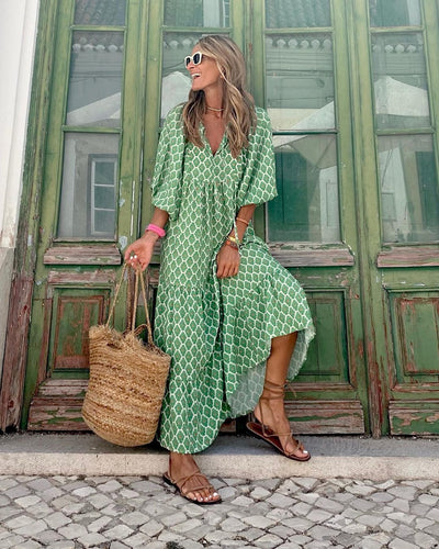 Elara – Boho Maxi Dress