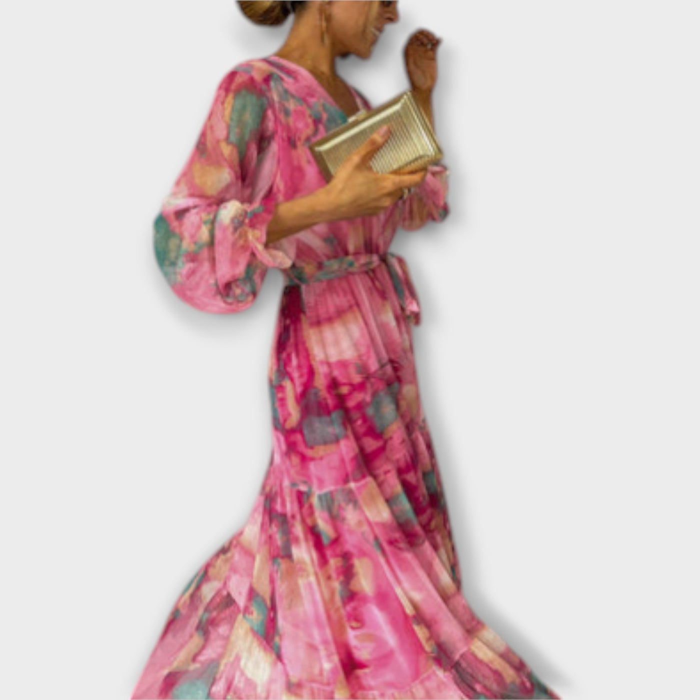 Evelyn – Watercolour Dress