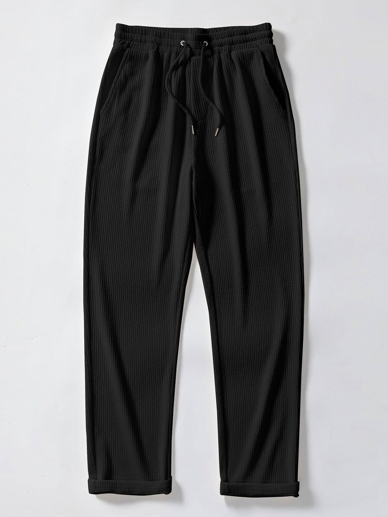 Santorini V-Neck Polo & Ribbed Trousers Set